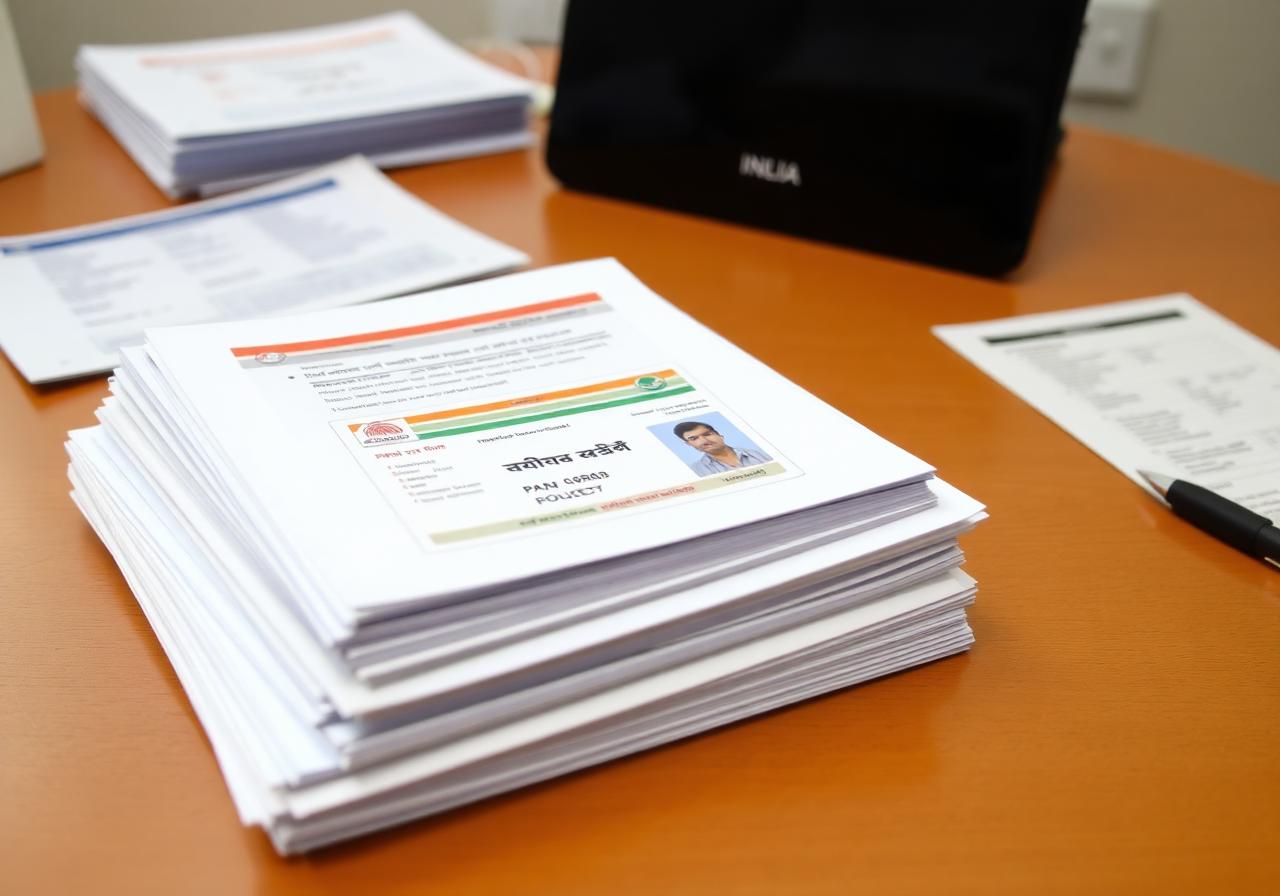 Indian society registration documents and Aadhaar